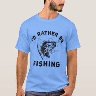 Istället för att vara FishingFisherman Funnt Fishi T Shirt