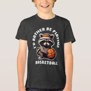 Istället spelar Basketball-kul-rashgåva T Shirt