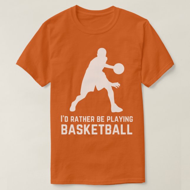 Istället spelar jag basket t shirt (Design framsida)