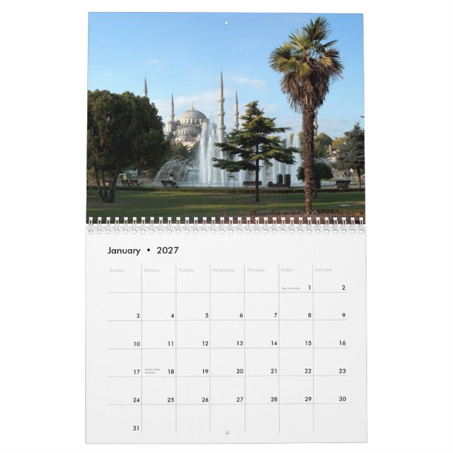 Istanbul 2013 kalender (Jan 2027)