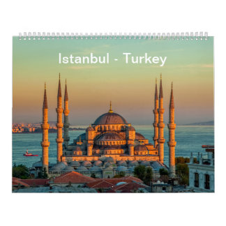 Istanbul 2015 kalender - enorm storlek design