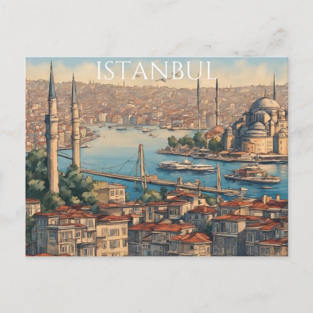 Istanbul (2) vykort (Framsida)