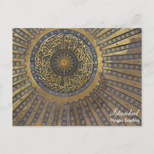 Istanbul - Begravningen av Hagia Sophia-vykortet Vykort