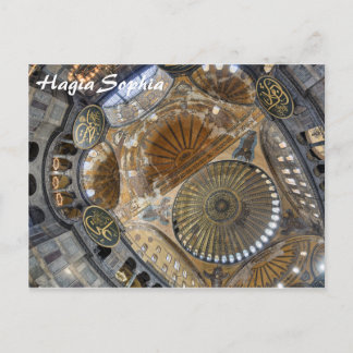 Istanbul - Begravningen av Hagia Sophia-vykortet Vykort