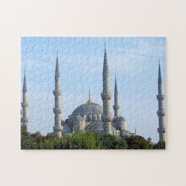 Istanbul - Blue Mosque - 11 x 14 - 252 pcs. Pussel (Horisontell)