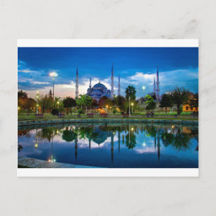 Istanbul Blue Mosque i Turkiet Vykort