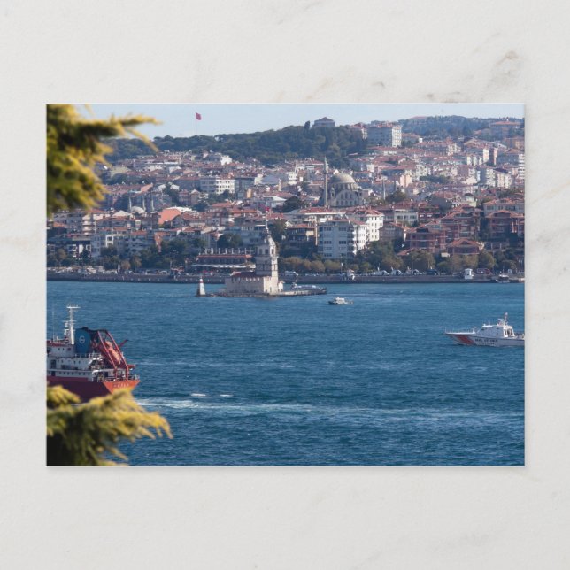 Istanbul Bosphorus Vykort (Framsida)