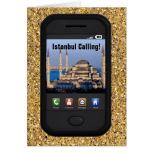 Istanbul Calling Hälsningskort