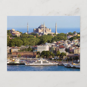 Istanbul Cityscape i Turkiet Vykort