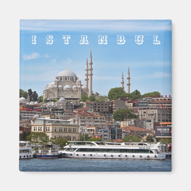Istanbul. Cityscape. Magnet (Framsidan)