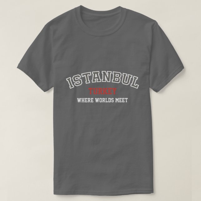 Istanbul Dark Style T-Shirt (Design framsida)