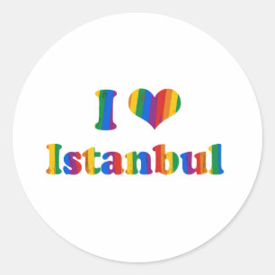 ISTANBUL GAY PRIDE RUNT KLISTERMÄRKE