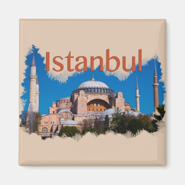 Istanbul: Hagia Sophia Magnet (Framsidan)