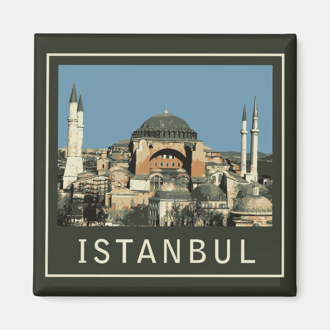 Istanbul Hagia Sophia Magnet (Framsidan)