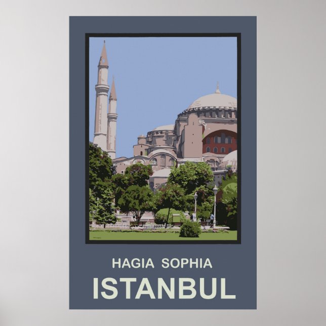Istanbul Hagia Sophia Poster (Framsidan)