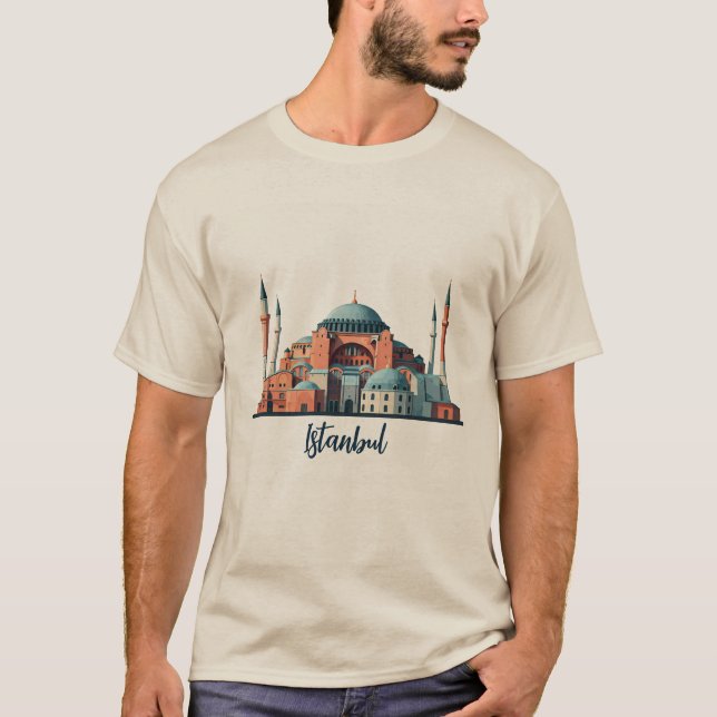 Istanbul Hagia Sophia T Shirt (Framsida)