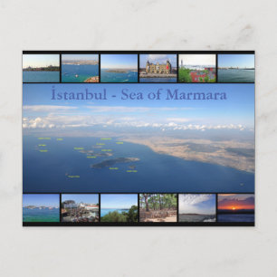 Istanbul - hav av Marmara med Prince Ö Vykort