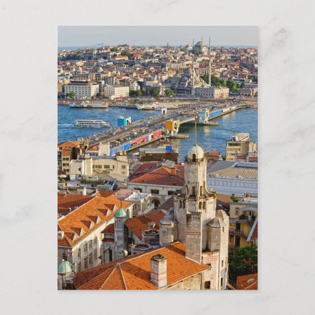 Istanbul i Turkiet Vykort (Framsida)