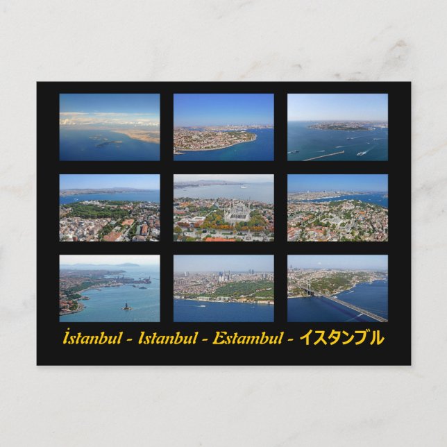 İstanbul - Istanbul - Estambul - イ ス タ ン ブ ル Vykort (Framsida)