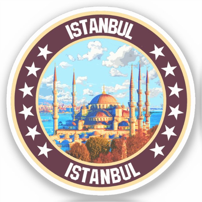 Istanbul Klistermärken (Framsida)