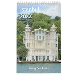 Istanbul längs Bosporen 2021 Kalender