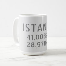 Istanbul Latitude & Longitud-koordinater