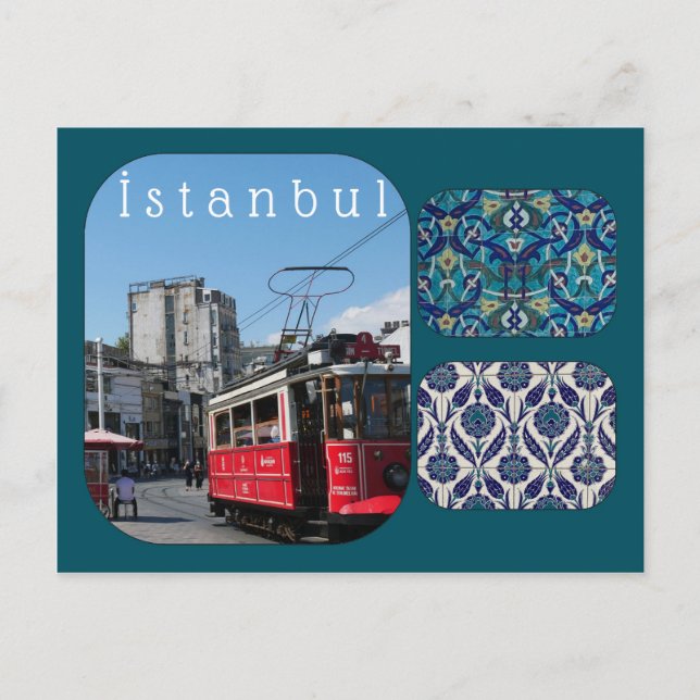 Istanbul Multi-view Vykort (Framsida)