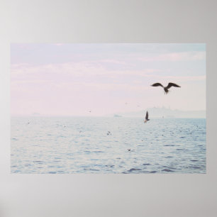 Istanbul. Nautiskt resande. Minimalistiskt foto fr Poster
