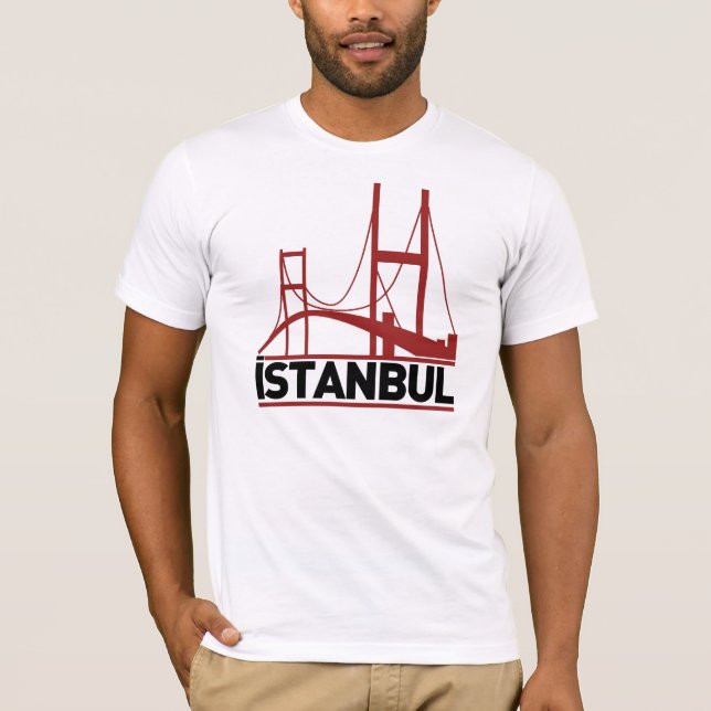 İstanbul skjorta tee shirt (Framsida)