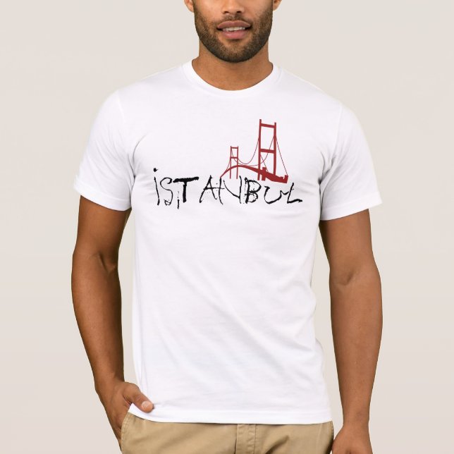 İstanbul skjorta tee shirt (Framsida)