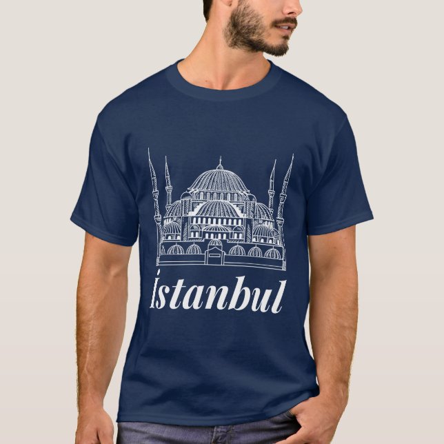 Istanbul Stad i Turkiet T Shirt (Framsida)