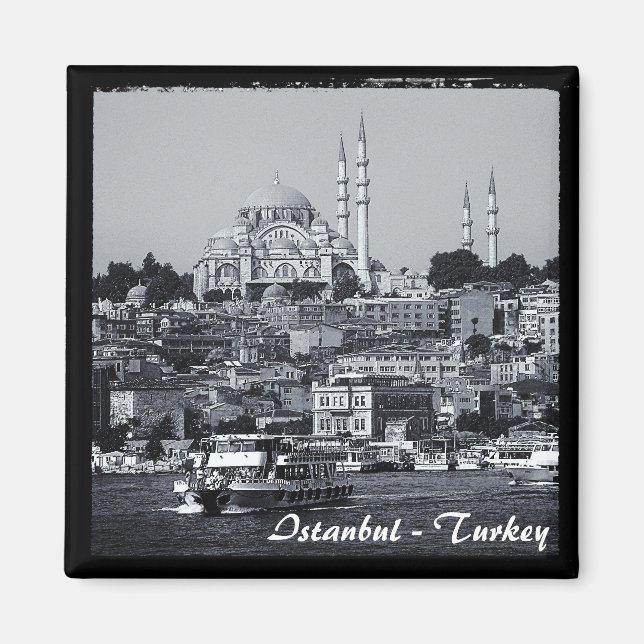Istanbul - Sultan Ahmed, Turkiet 2 (Fridge Magnet) Magnet (Framsidan)