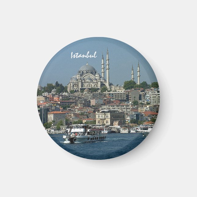 Istanbul, Sultan Ahmed, Turkiet (Fridge Magnet) Magnet (Framsidan)