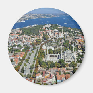 Istanbul-Sultanahmet (Round Magnet) Magnet