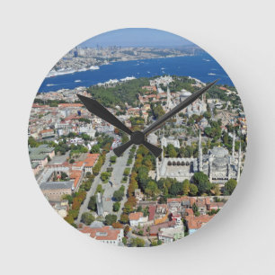Istanbul - Sultanahmet (väggen tar tid på), Rund Klocka
