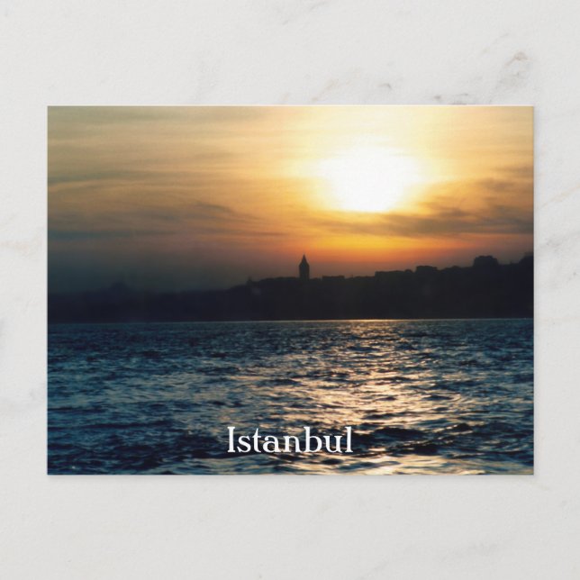 Istanbul Sunset-vykort Vykort (Framsida)