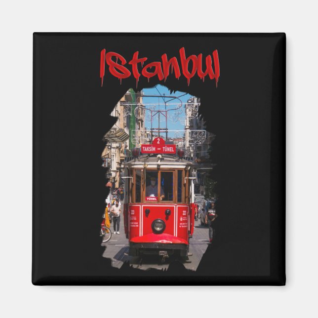 Istanbul: Taksim Tram Magnet (Framsidan)