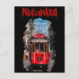 Istanbul: Taksim Tram Vykort