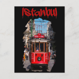 Istanbul: Taksim Tram Vykort