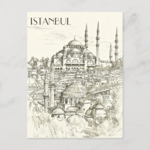 Istanbul Travel Vykort