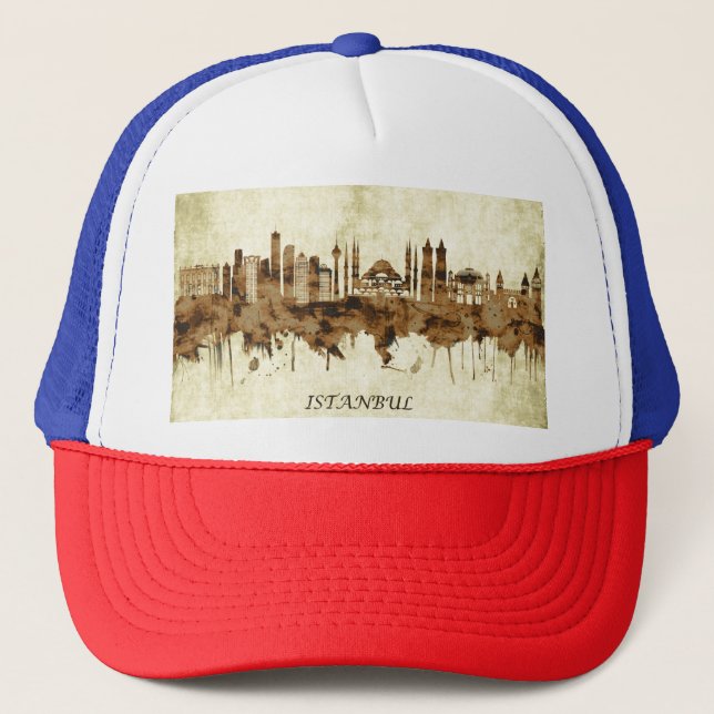 Istanbul Turkey Cityscape Keps (Framsida)