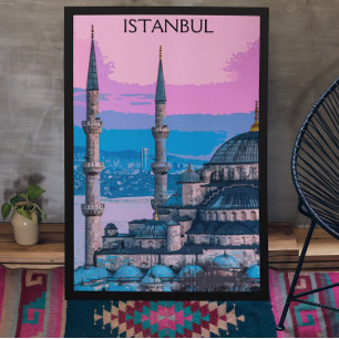 Istanbul Turkey Hagia Sophia Architecture Poster