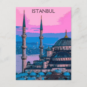 Istanbul Turkey Hagia Sophia Architecture Vykort