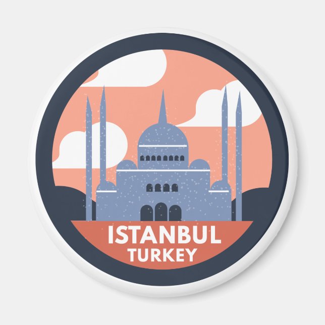Istanbul Turkey magnet (Framsidan)