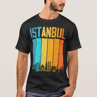 Istanbul Turkey Sunset Skyline Istanbul T Shirt