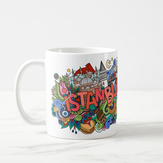Istanbul Turkeye Kaffemugg (Vänster)