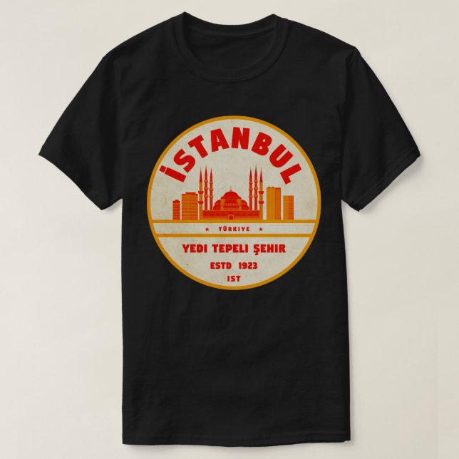 Istanbul Turkiet 13 T Shirt (Design framsida)