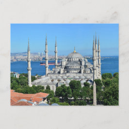 Istanbul Turkiet Blå moskén Arkitektur Dag Utsikt Vykort