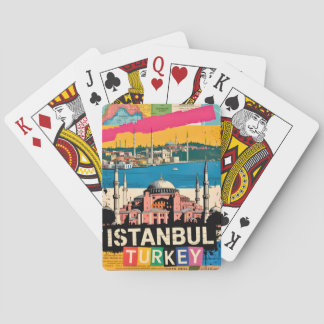 Istanbul Turkiet Hagia Sofia Retro Popkonst Resa Casinokort