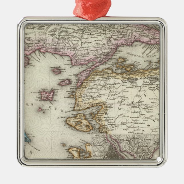 Istanbul Turkiet Julgransprydnad Metall (Framsidan)